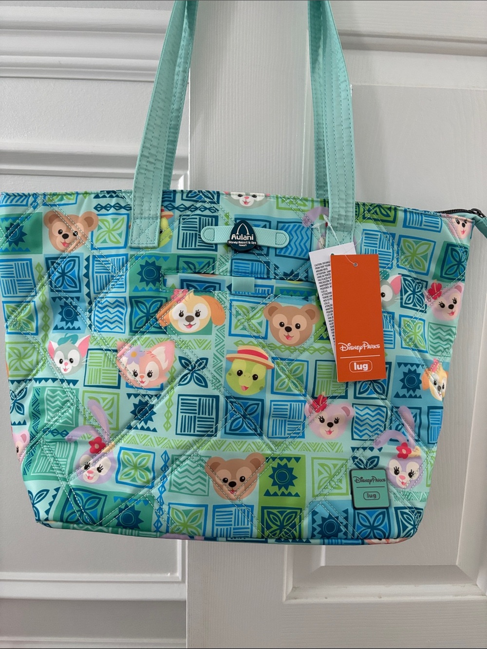 Disney Parks Aulani Lug Duffy & Friends Tote